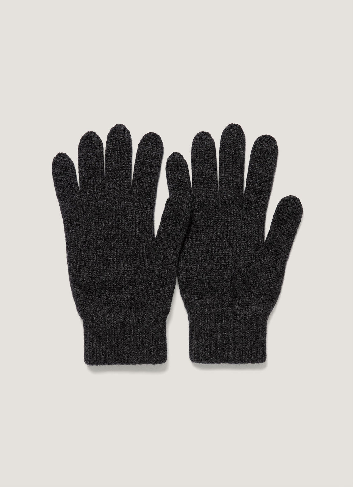 Cashmere Gloves in Charcoal Melange