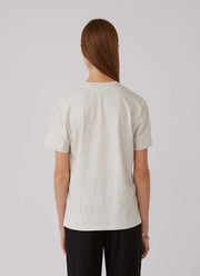 Women's Boy Fit T-shirt in Archive White Melange