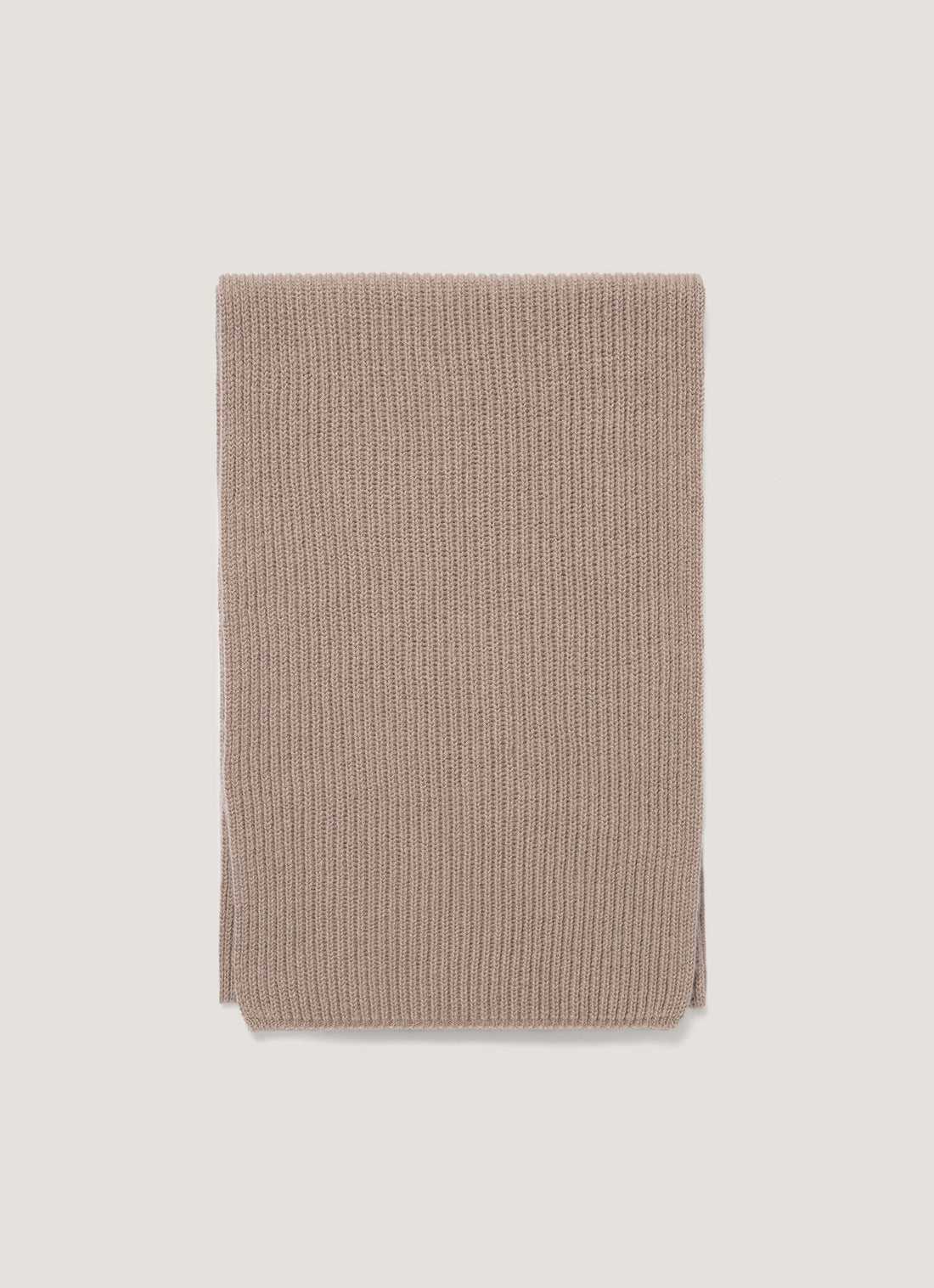 Cashmere Ribbed Scarf