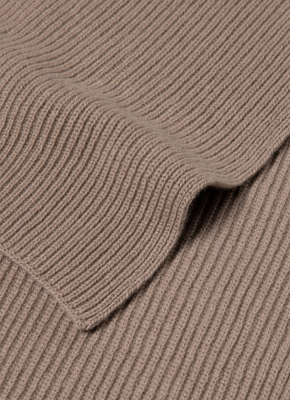 Cashmere Ribbed Scarf