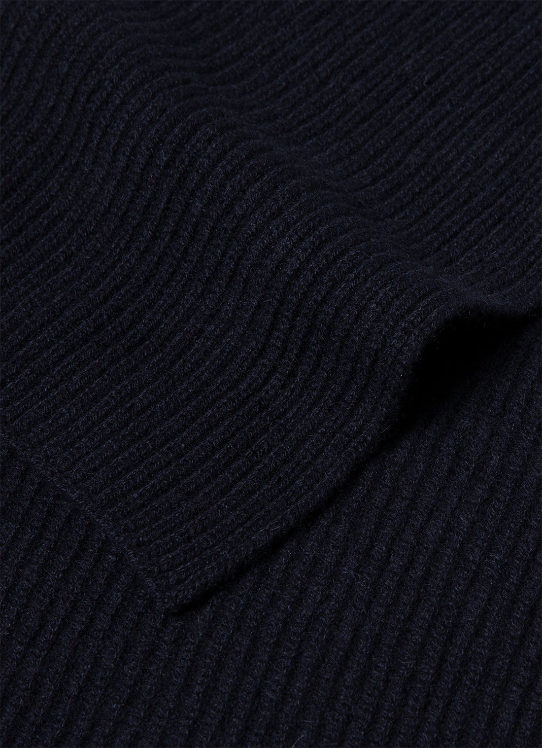 Cashmere Ribbed Scarf
