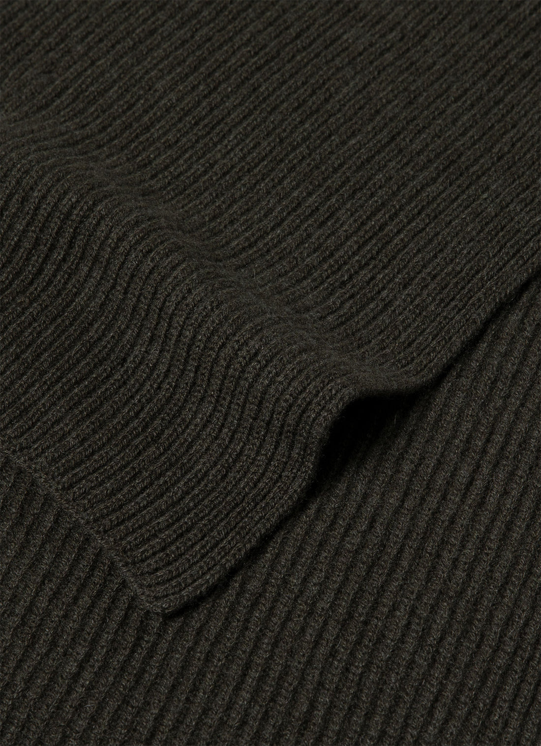 Cashmere Ribbed Scarf
