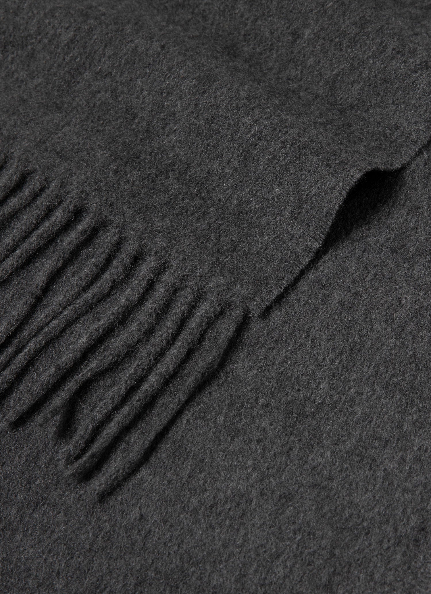 Cashmere Scarf in Charcoal Melange