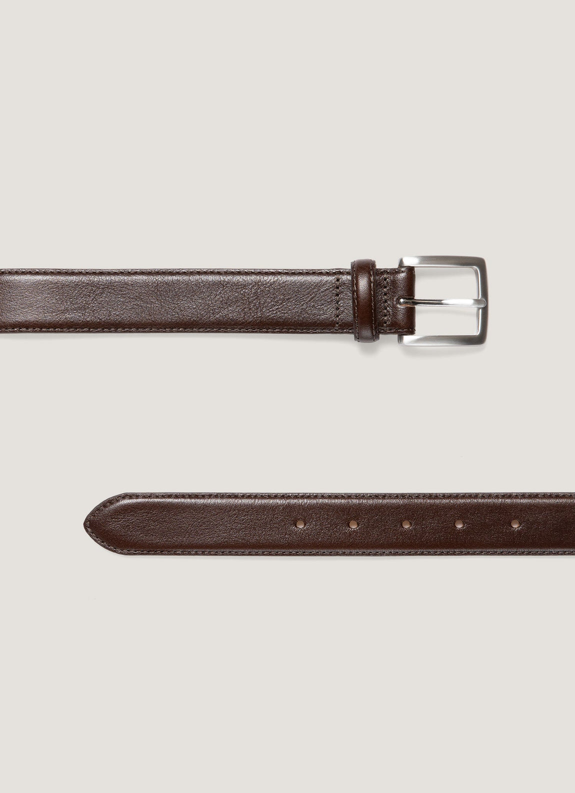 Men's Smart Leather Belt in Brown