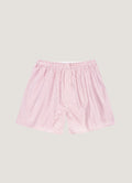 Men's Classic Boxer Short in White/Red Pinstripe