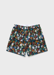Men's Classic Boxer Short in Liberty Fabric in Futuristic Floral