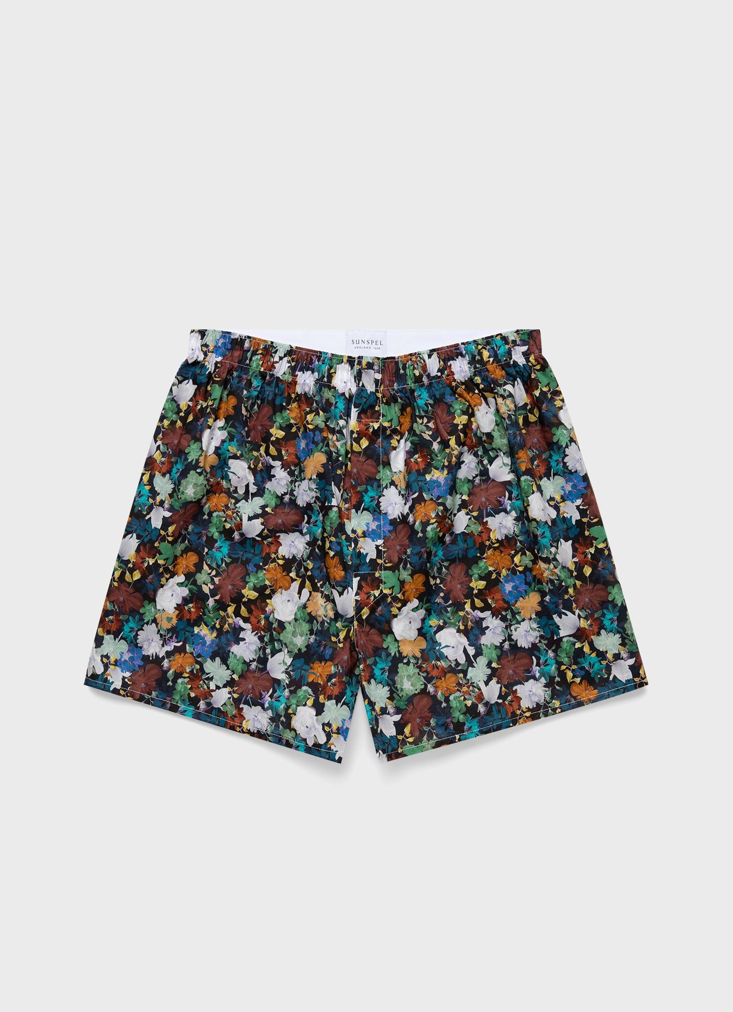 Men's Classic Boxer Short in Liberty Fabric in Futuristic Floral