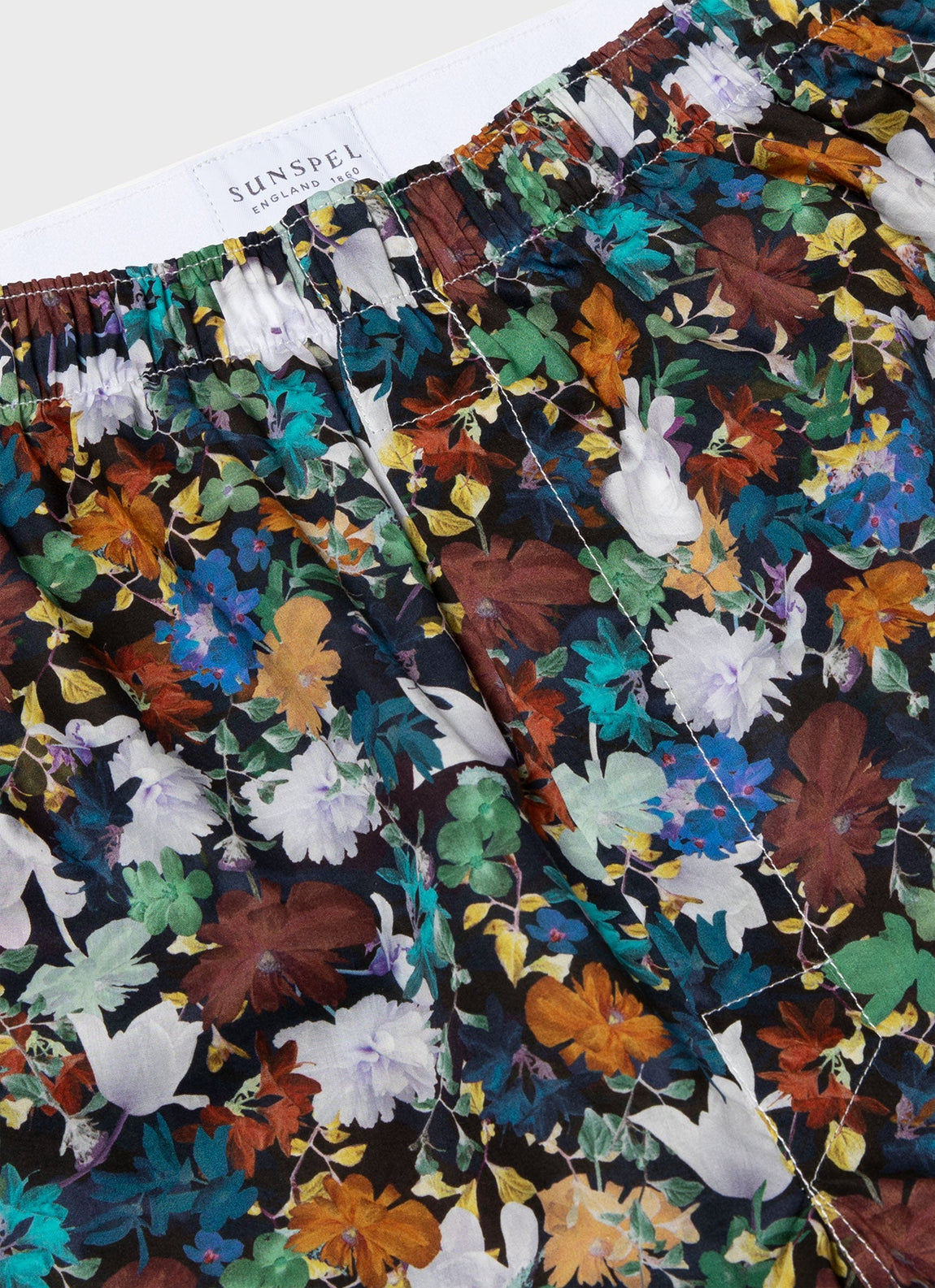 Men's Classic Boxer Short in Liberty Fabric in Futuristic Floral