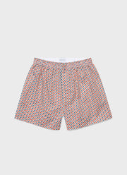 Men's Liberty Print Boxer Shorts in Liberty Red Velodrome