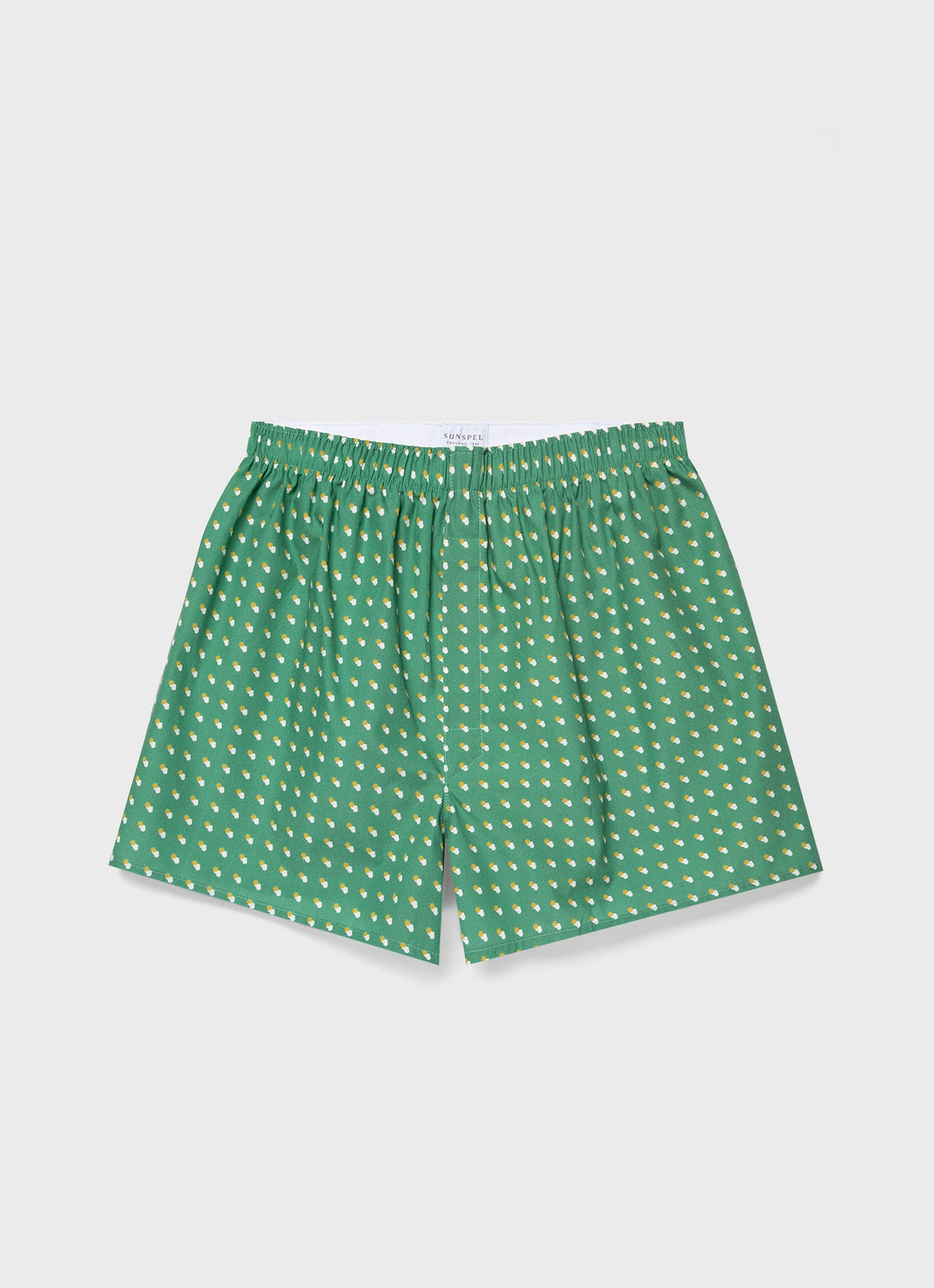 Men's Classic Boxer Short in Green Sun & Clouds