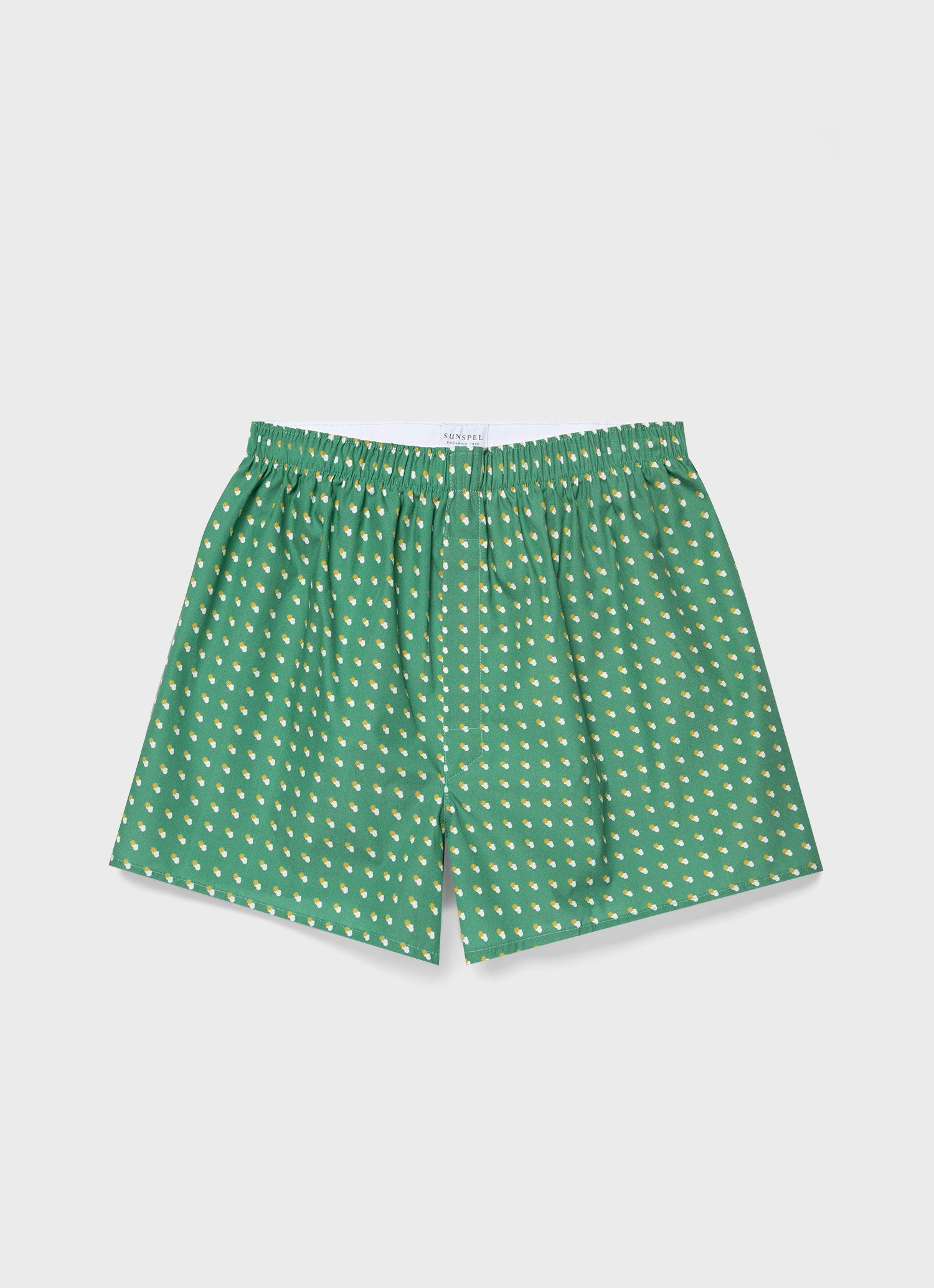Men's Classic Boxer Short in Green Sun & Clouds
