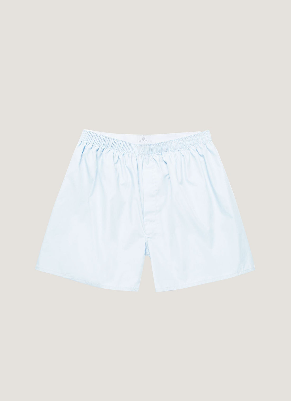 Men's Long Cut Classic Boxer Short in Plain Blue