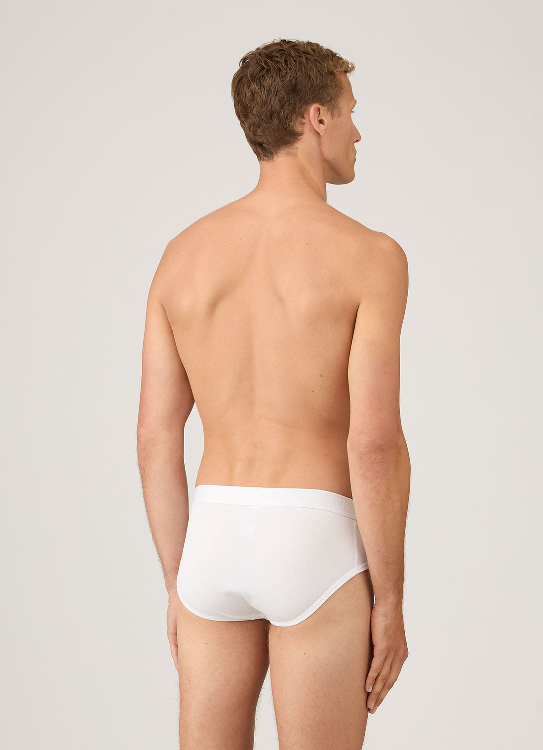 Men's Superfine Cotton Briefs in White