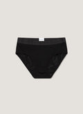 Men's Cellular Cotton Briefs in Black