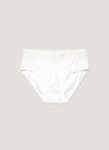 Men's Sea Island Cotton Briefs in White