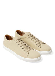 Men's Canvas Tennis Shoes in Stone