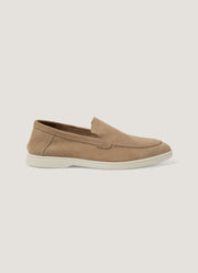 Men's Suede Loafer in Sand