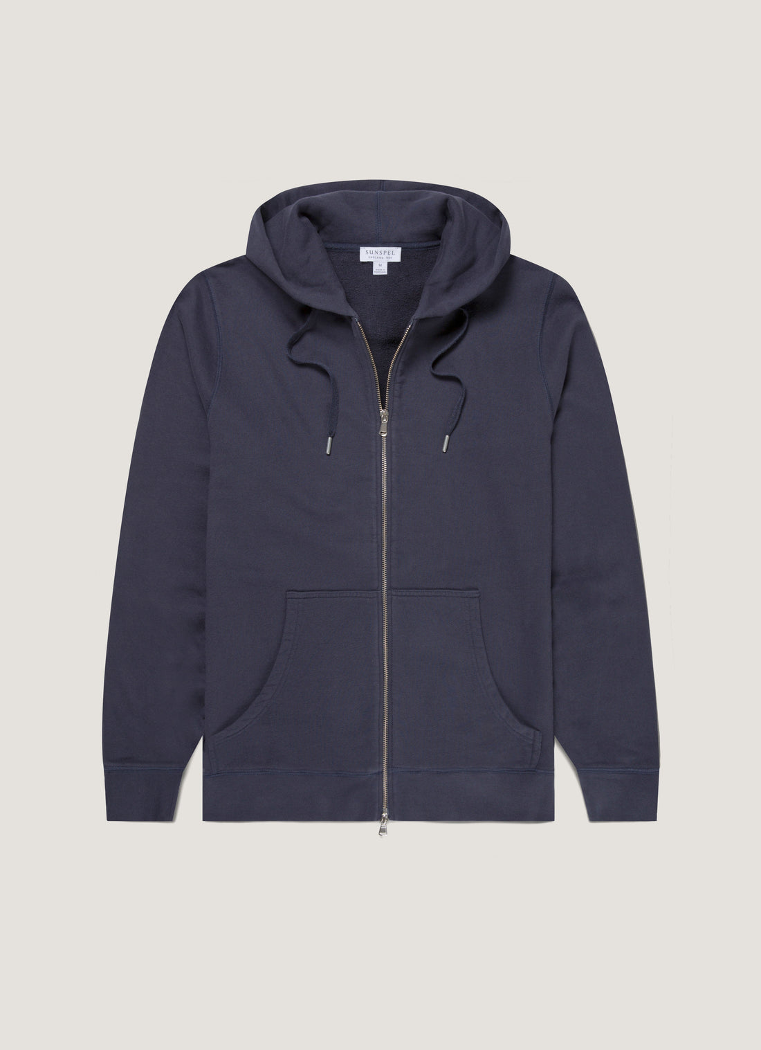 Men's Loopback Zip Hoody in Navy