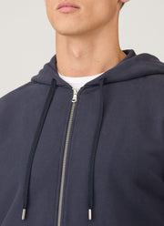 Men's Loopback Zip Hoody in Navy