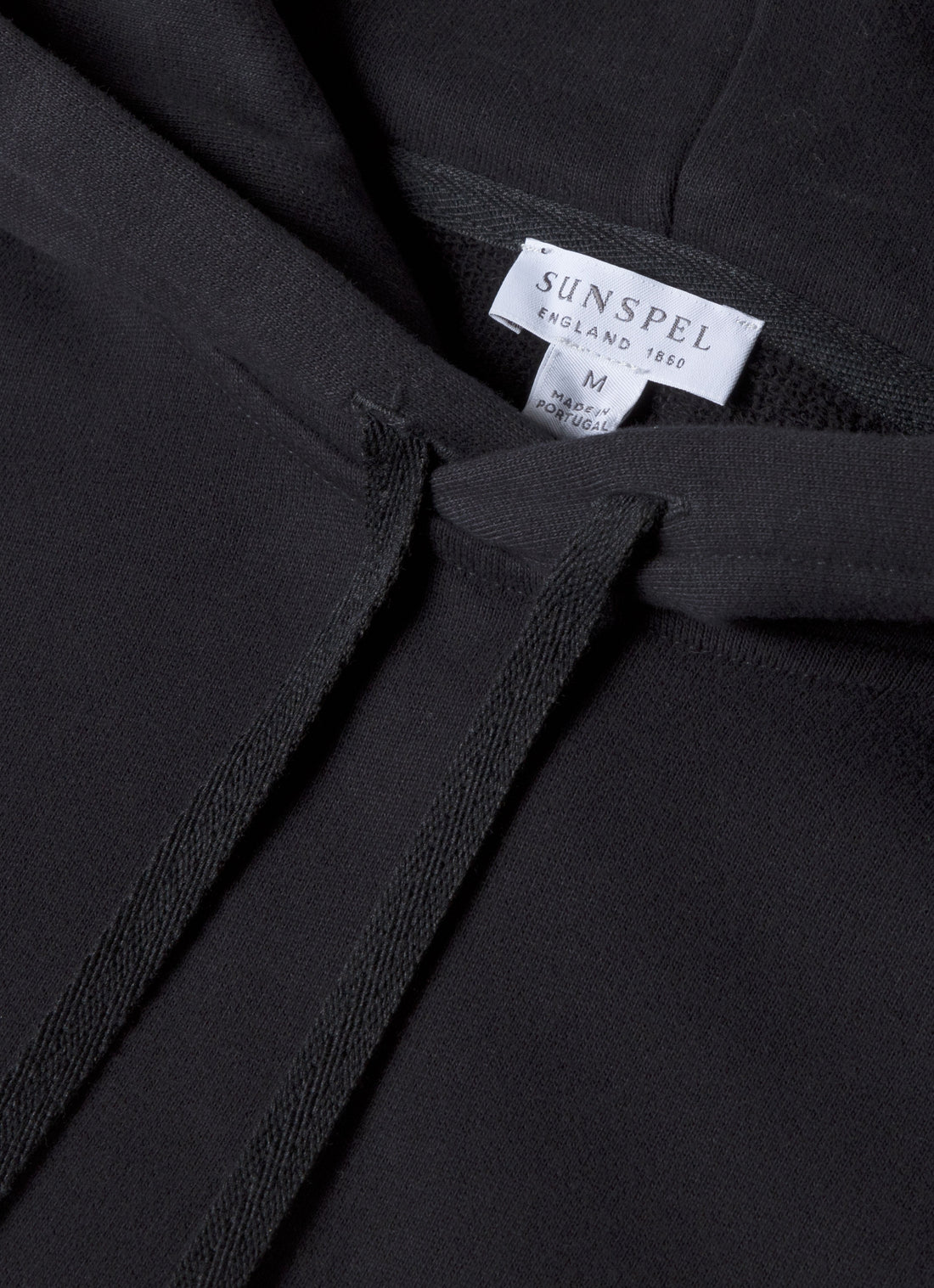 Men's Loopback Hoody in Black