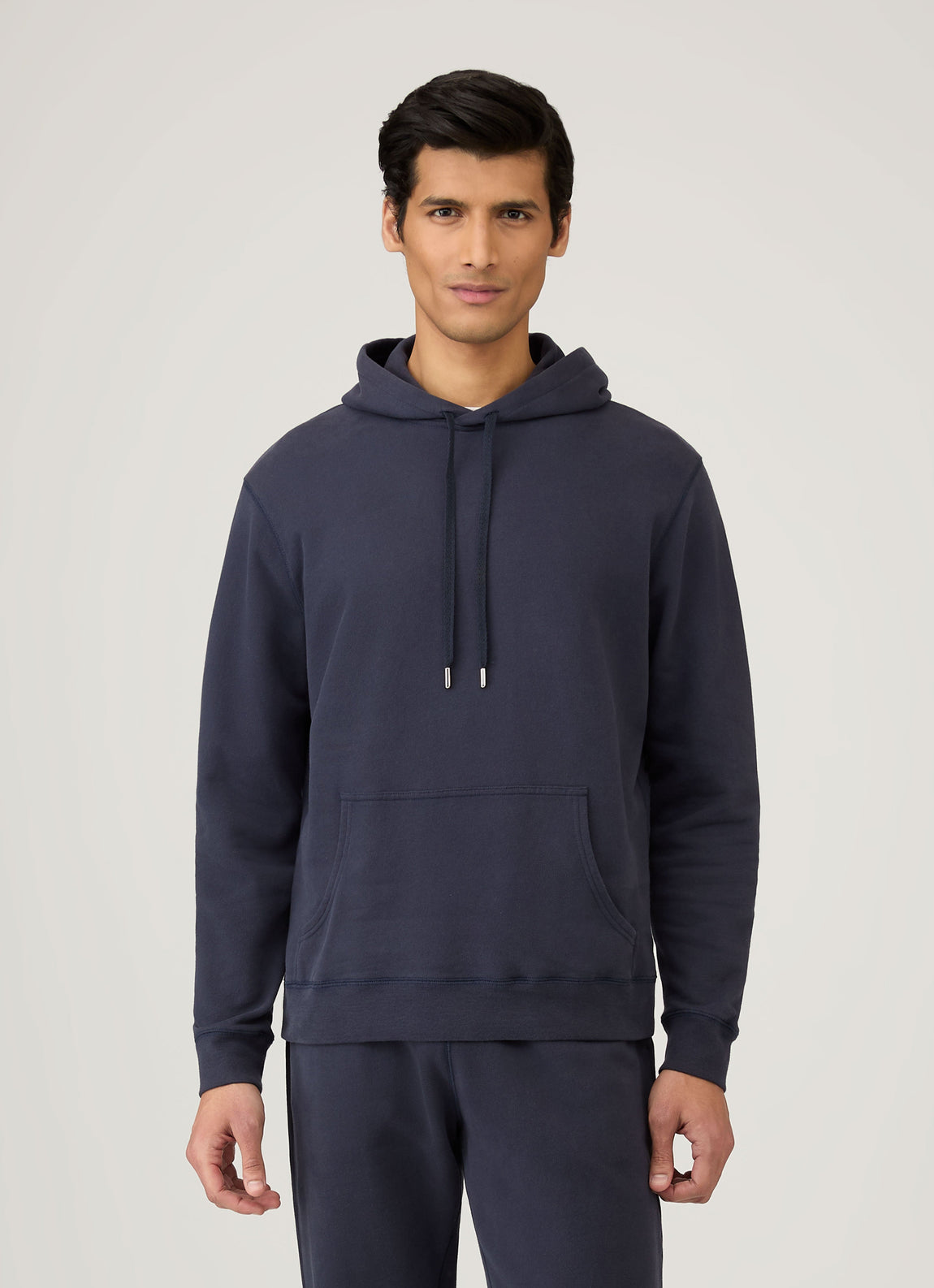 Men's Loopback Hoody in Navy