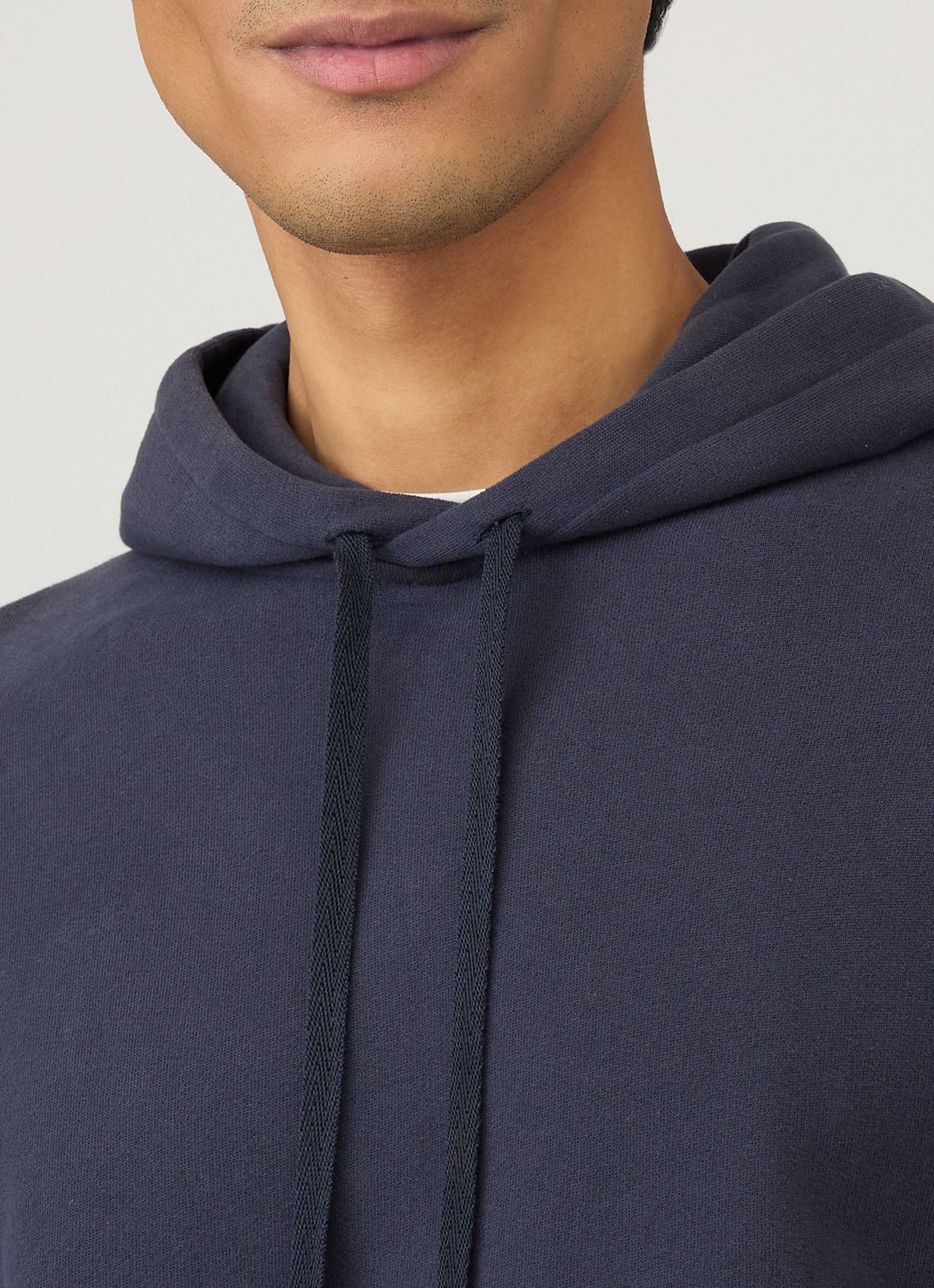 Men's Loopback Hoody in Navy