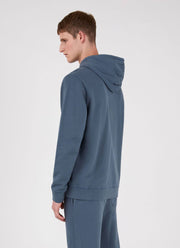 Men's Loopback Hoodie in Dark Petrol