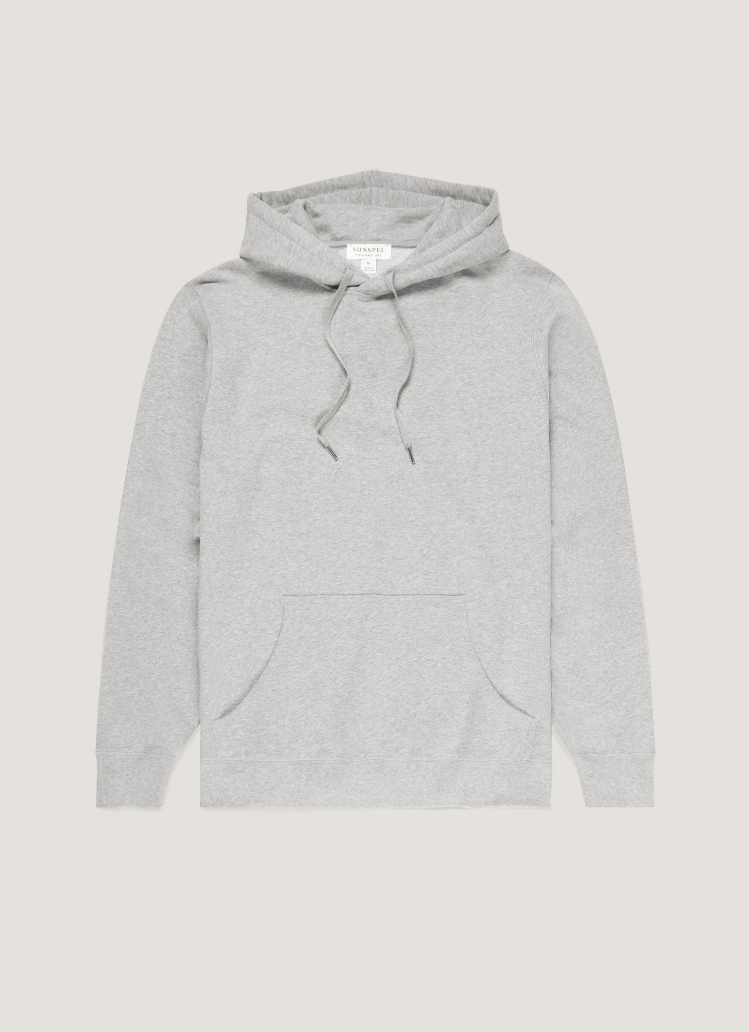 Men's Loopback Hoody in Grey Melange