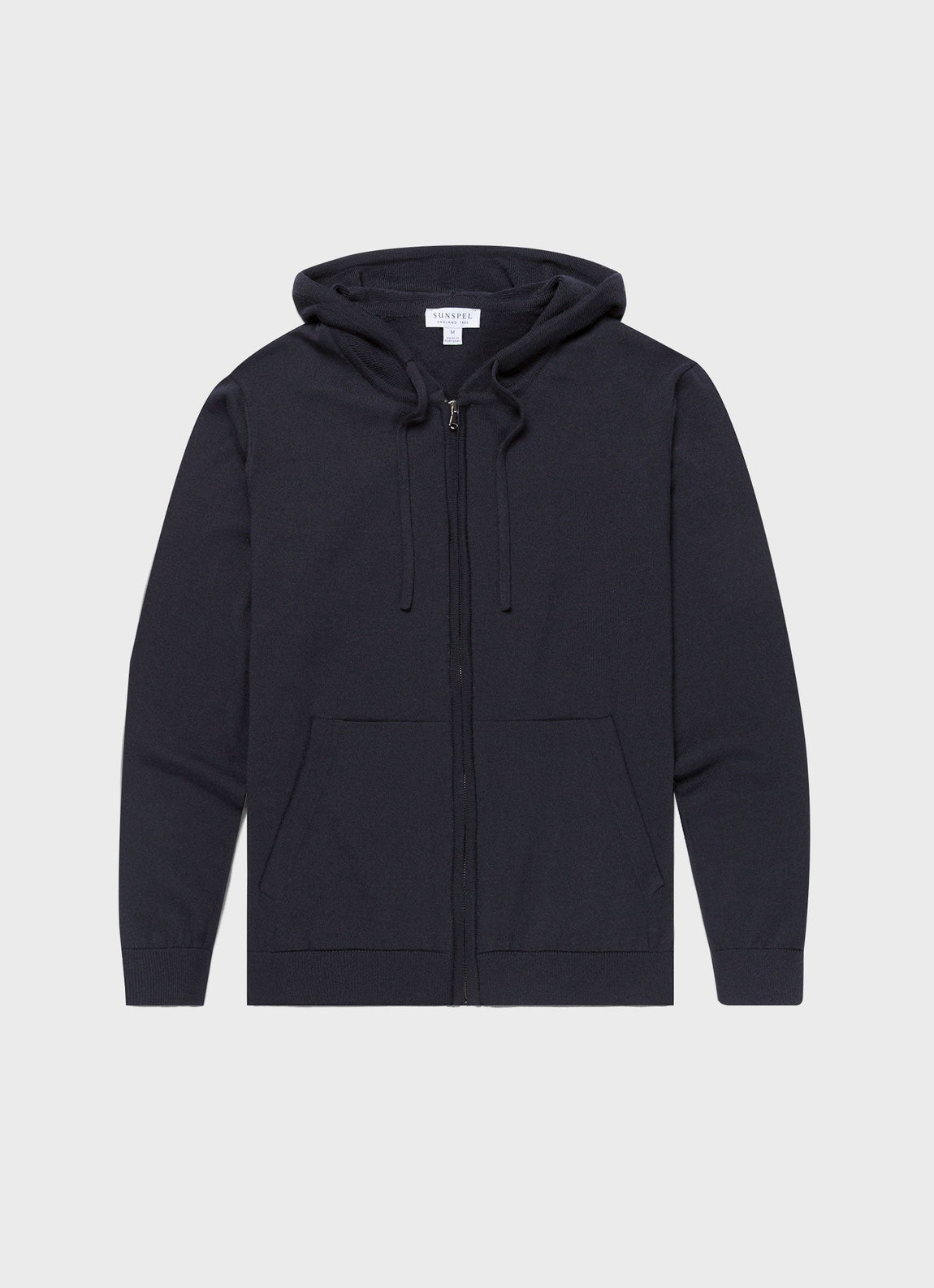 Men's Merino Zip Hoody in Navy