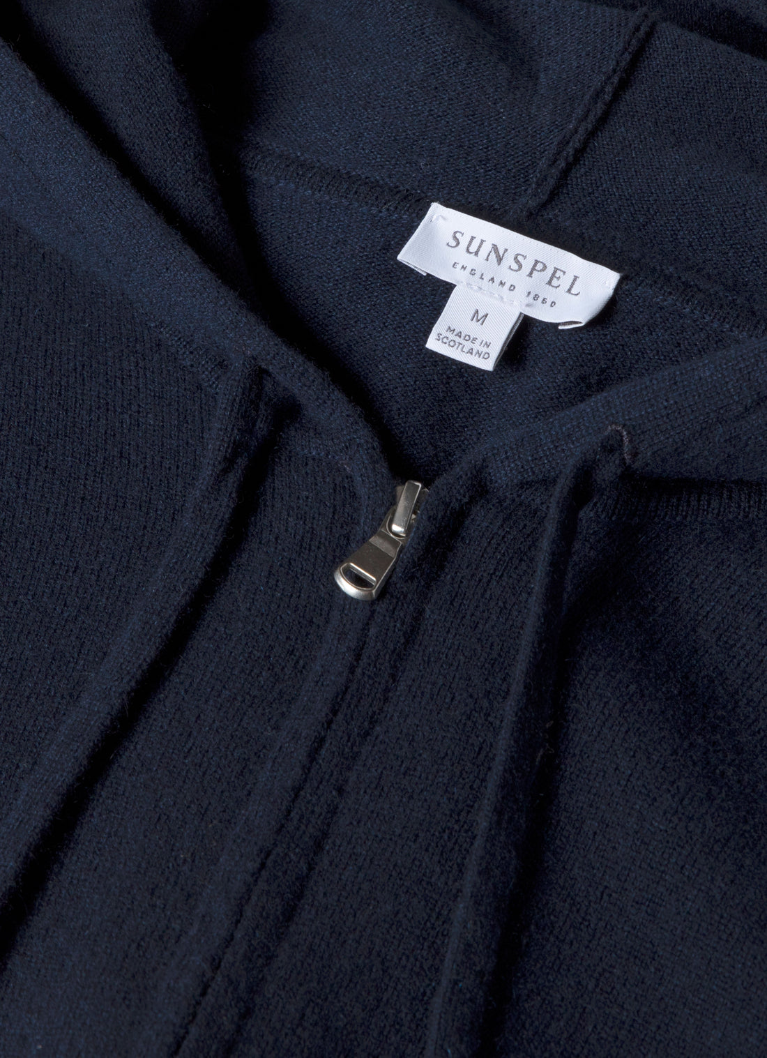 Men's Cashmere Hoodie in Navy