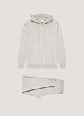 Men's Cashmere Lounge Set in Grey Melange
