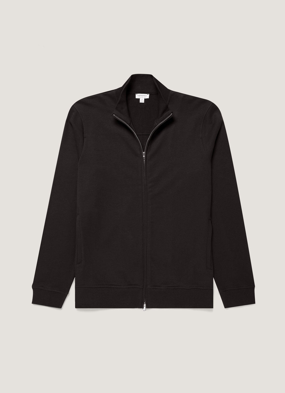 Supima Loopback Sweatshirt mit Reißverschluss