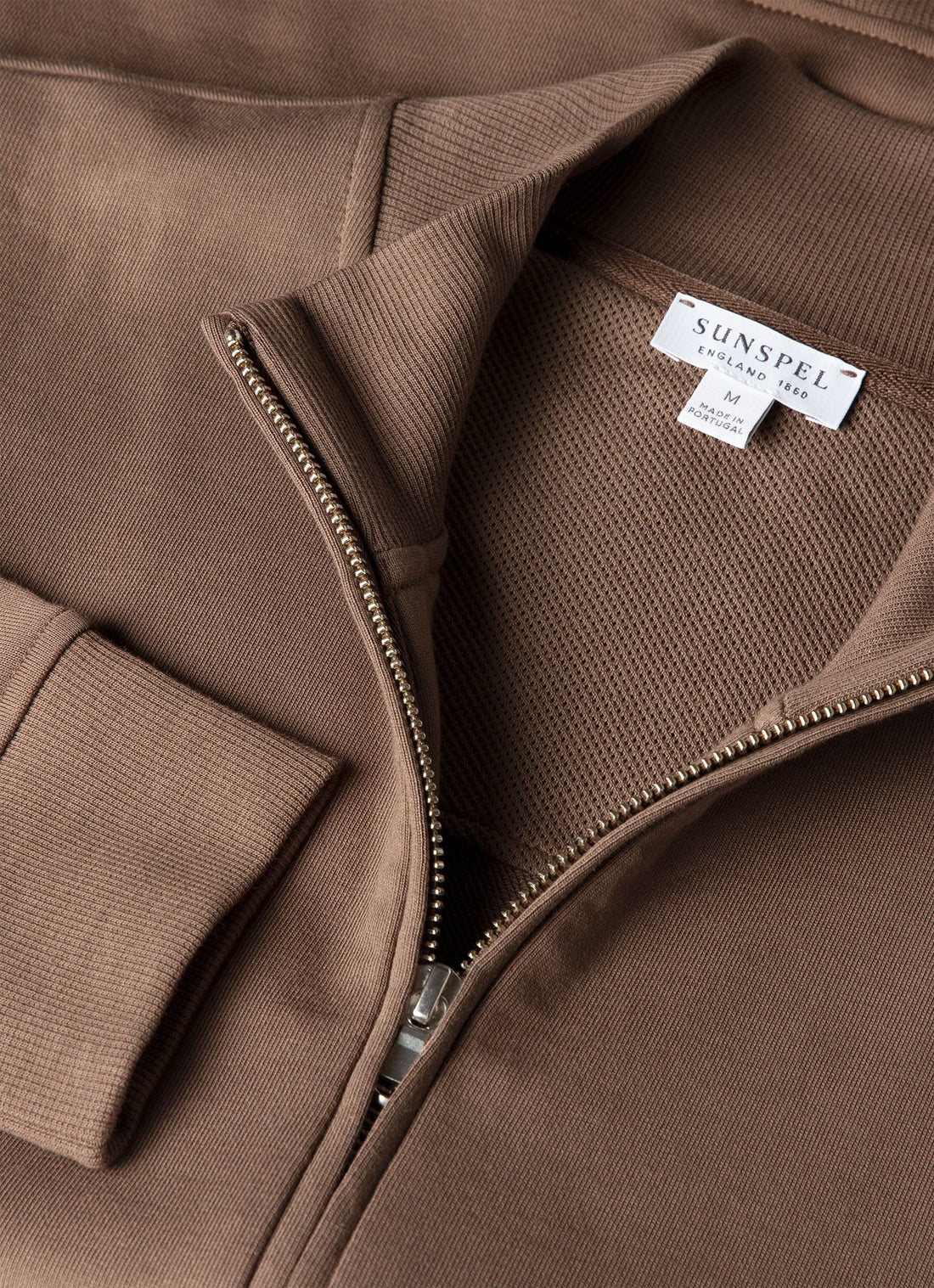 Supima Loopback Sweatshirt mit Reißverschluss
