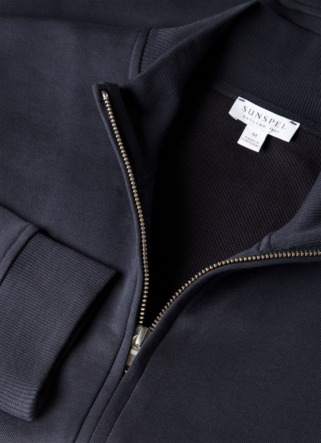 Supima Loopback Sweatshirt mit Reißverschluss