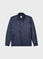 Men's Padded Coach Jacket in Navy