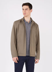 Men's Technical Jacket in Dark Stone