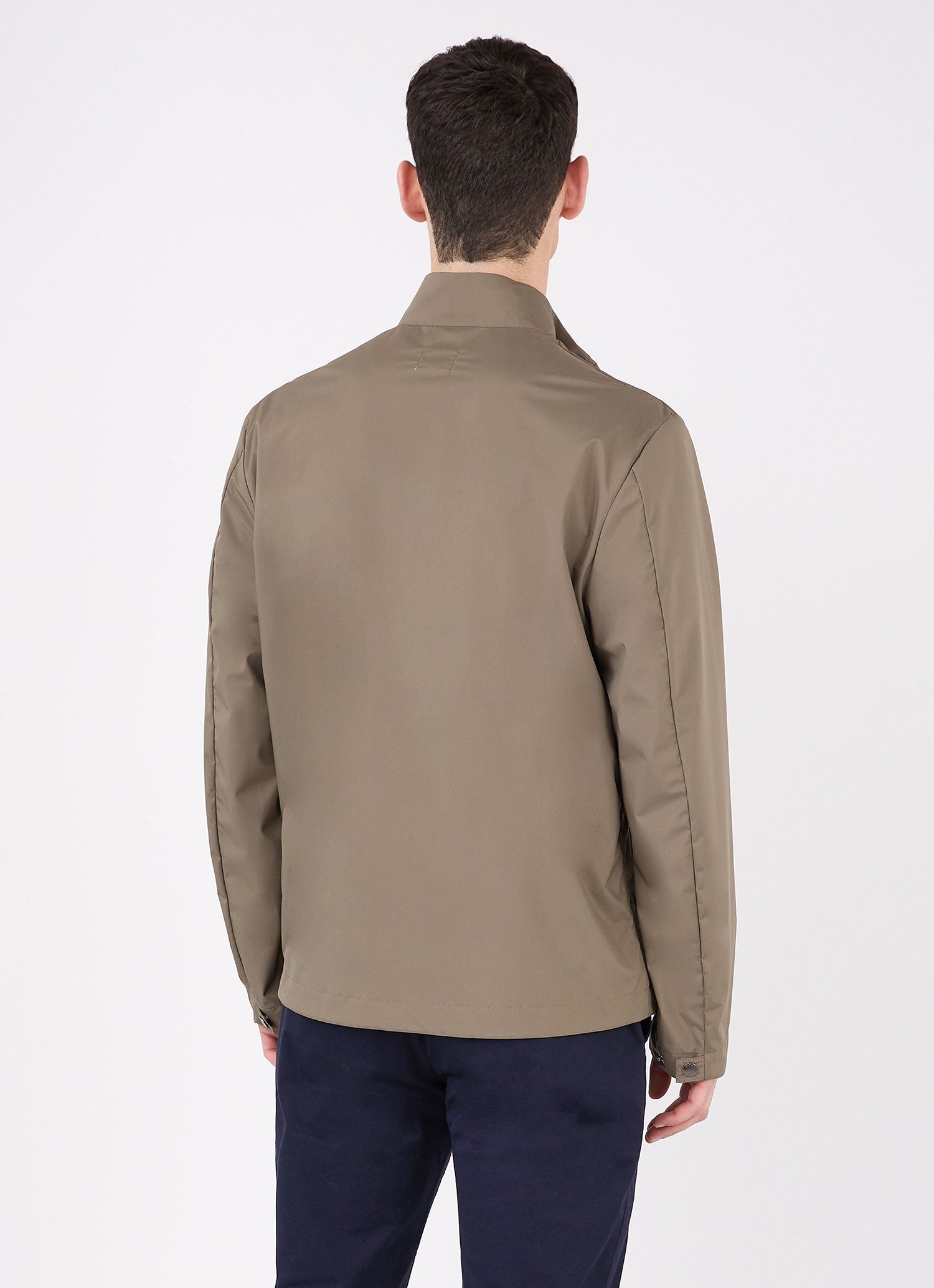 Men's Technical Jacket in Dark Stone