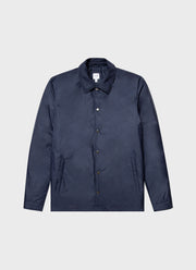 Men's Insulated Coach Jacket in Navy