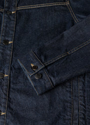 Men's Japanese Selvedge Denim Jacket in Denim Rinse Wash