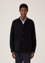 Men's Moleskin Twin Pocket Jacket in Navy