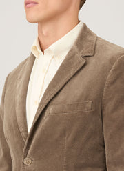 Men's Corduroy Blazer in Bark