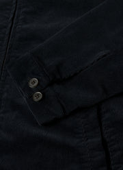 Men's Corduroy Harrington Jacket in Navy