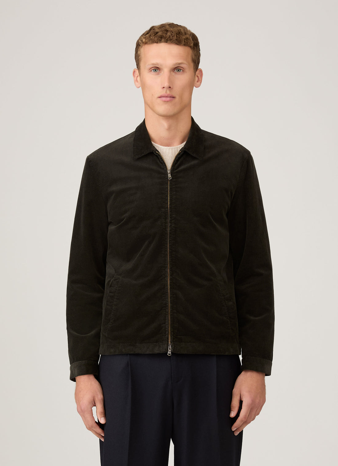 Harrington-Jacke aus Cord