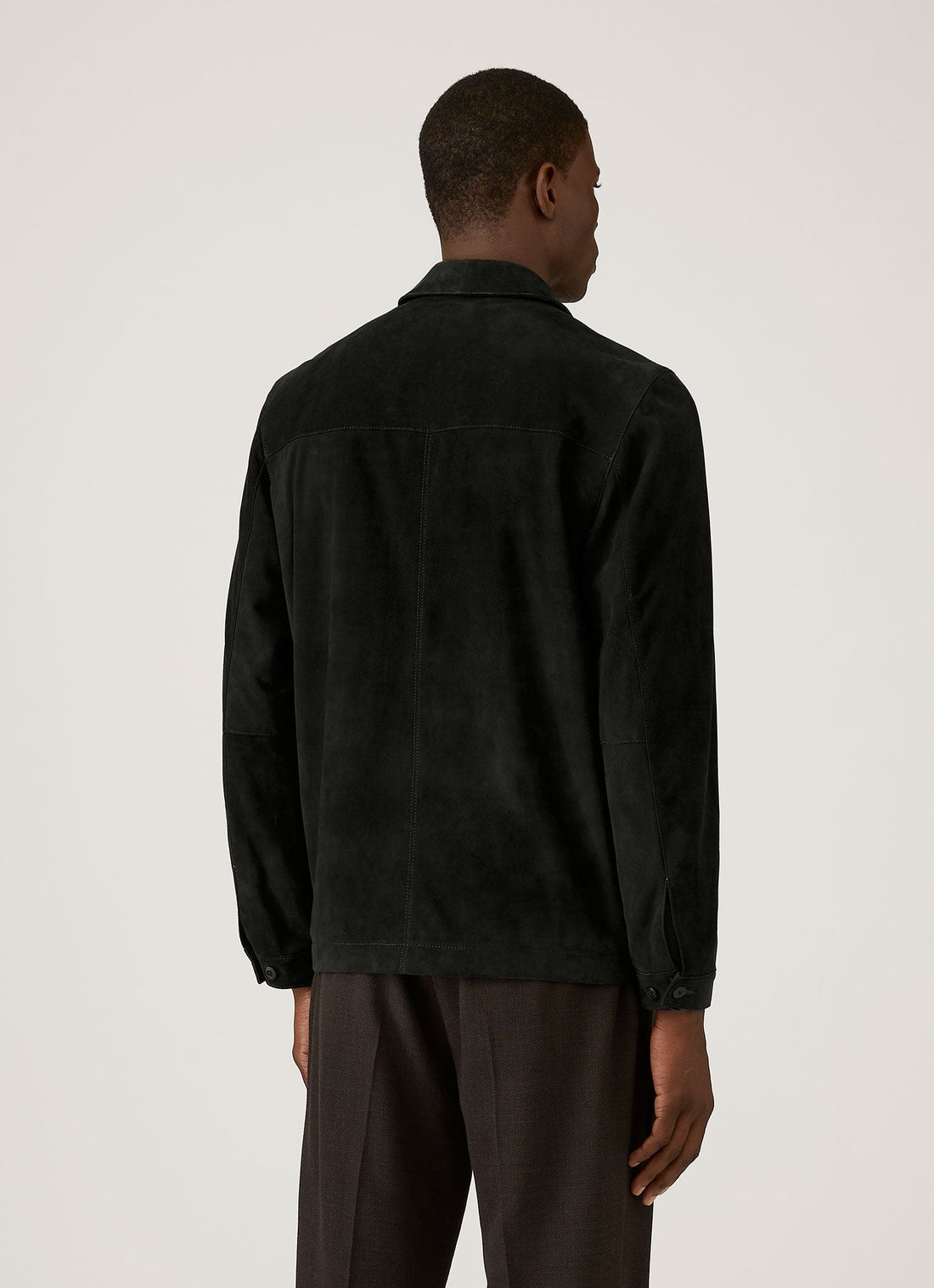 Suede Harrington Jacket