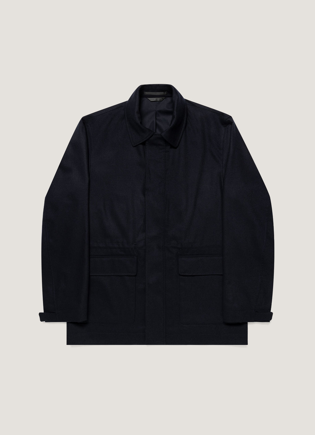 Flanell-Feldjacke aus Wolle und Kaschmir