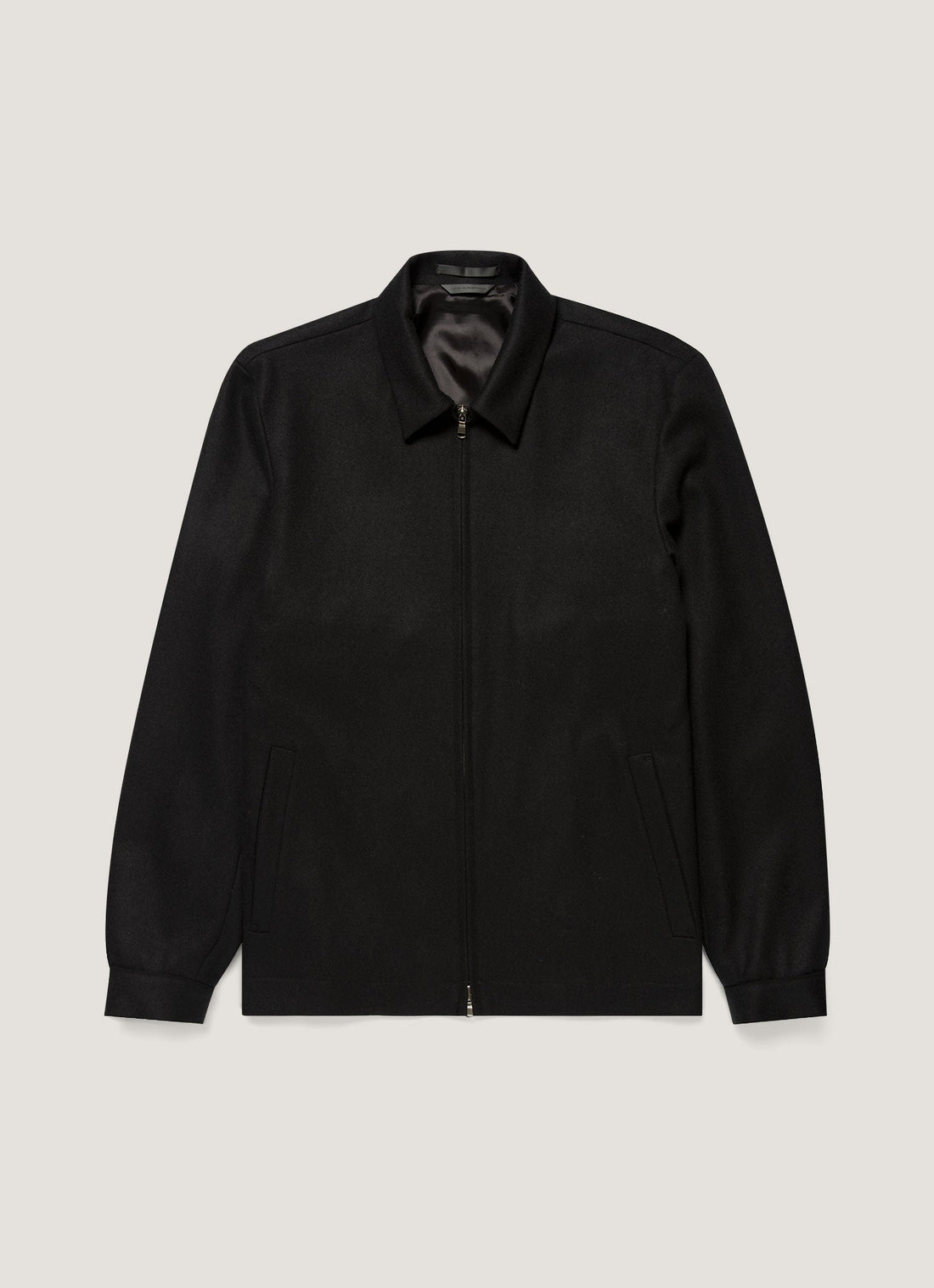 Boiled Wool Harrington Jacket