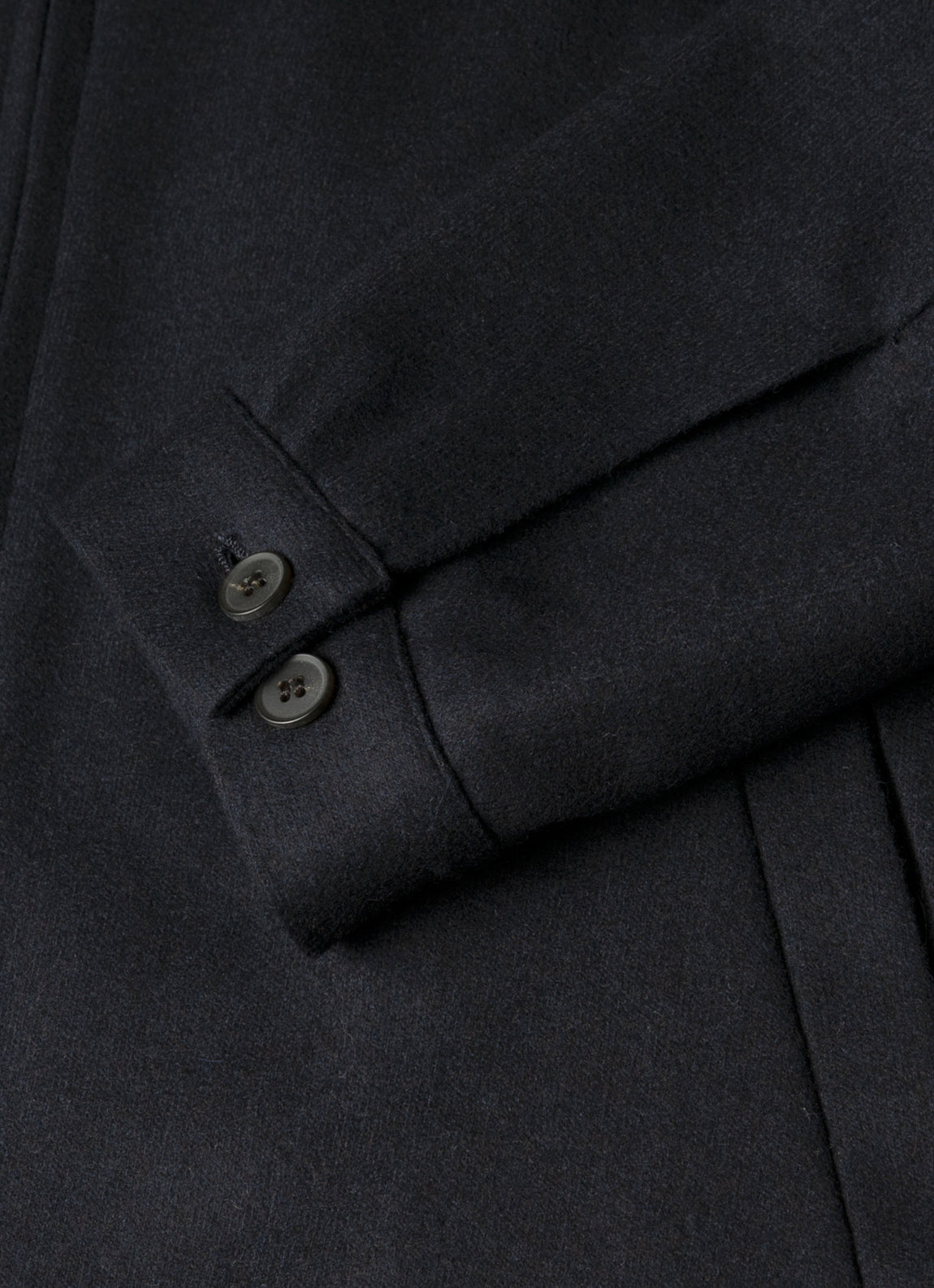 Men's Boiled Wool Harrington Jacket in Navy