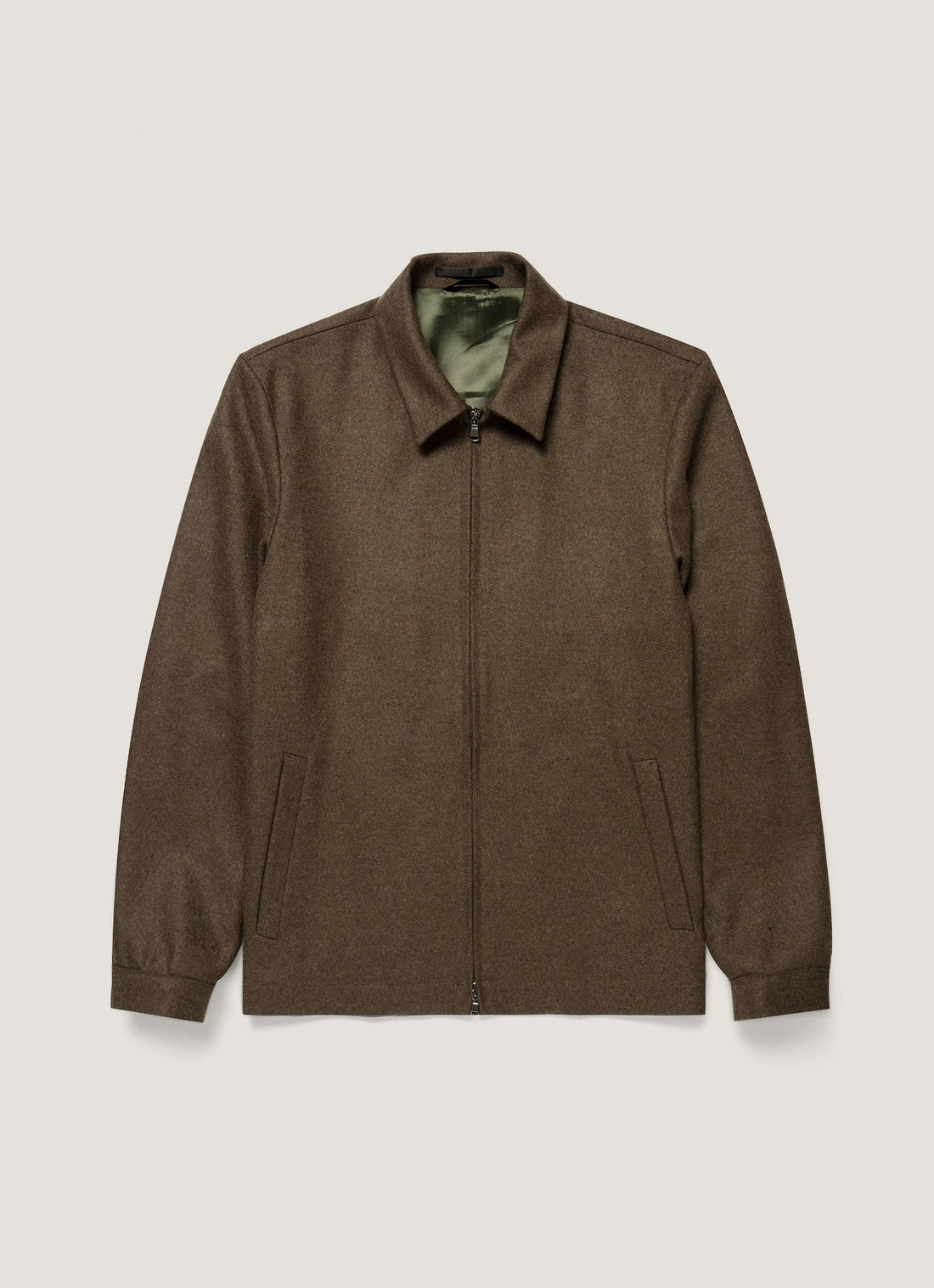 Boiled Wool Harrington Jacket