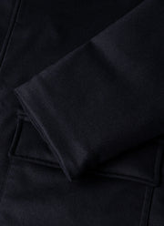 Men's Wool Cashmere Field Jacket in Navy
