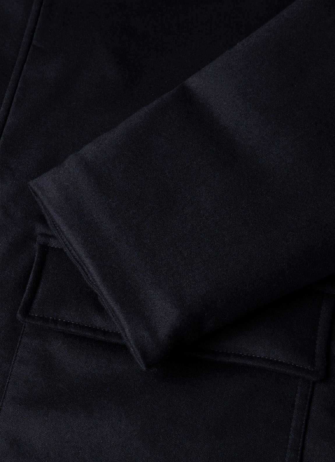 Men's Wool Cashmere Field Jacket in Navy